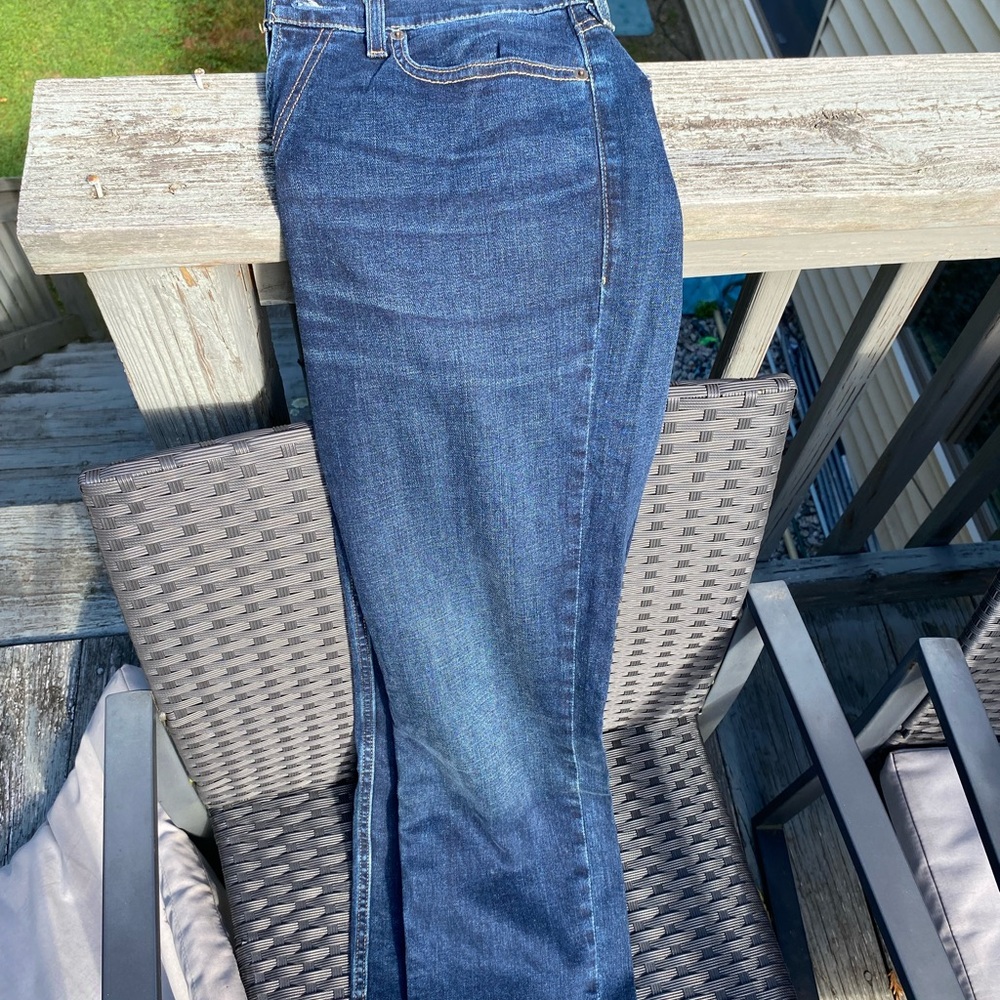 Hollister Dark Blue Straight Leg Jeans